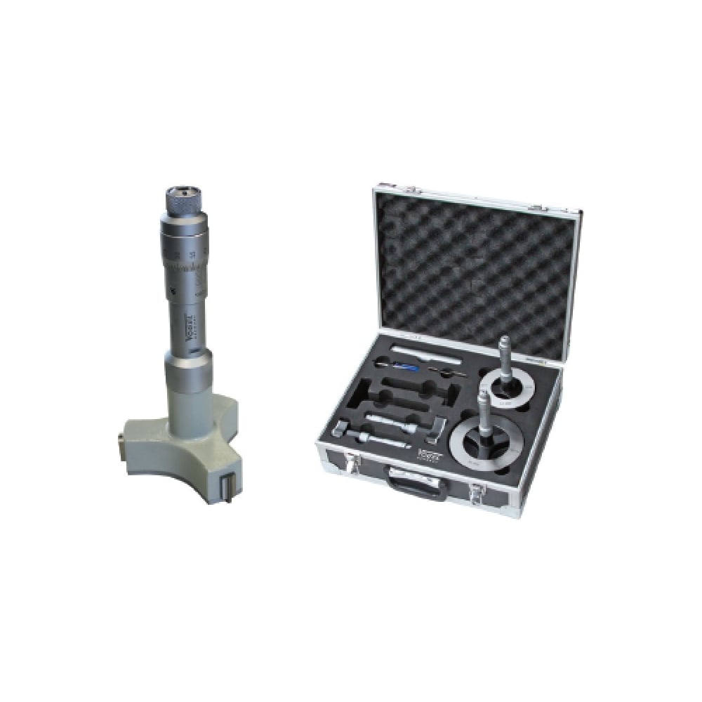 Нутромер микрометрический Vogel 50-100 х 0,005 , по 3 точкам (компл.6шт.) *с калибровкой 236584 К