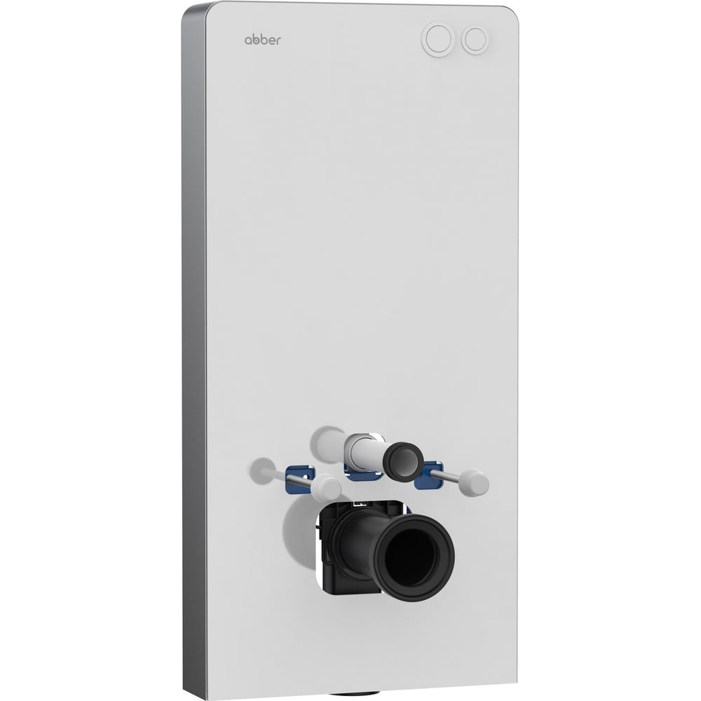 Инсталляционный модуль внешнего монтажа ABBER AC0107MW для подвесного унитаза, белый - 2