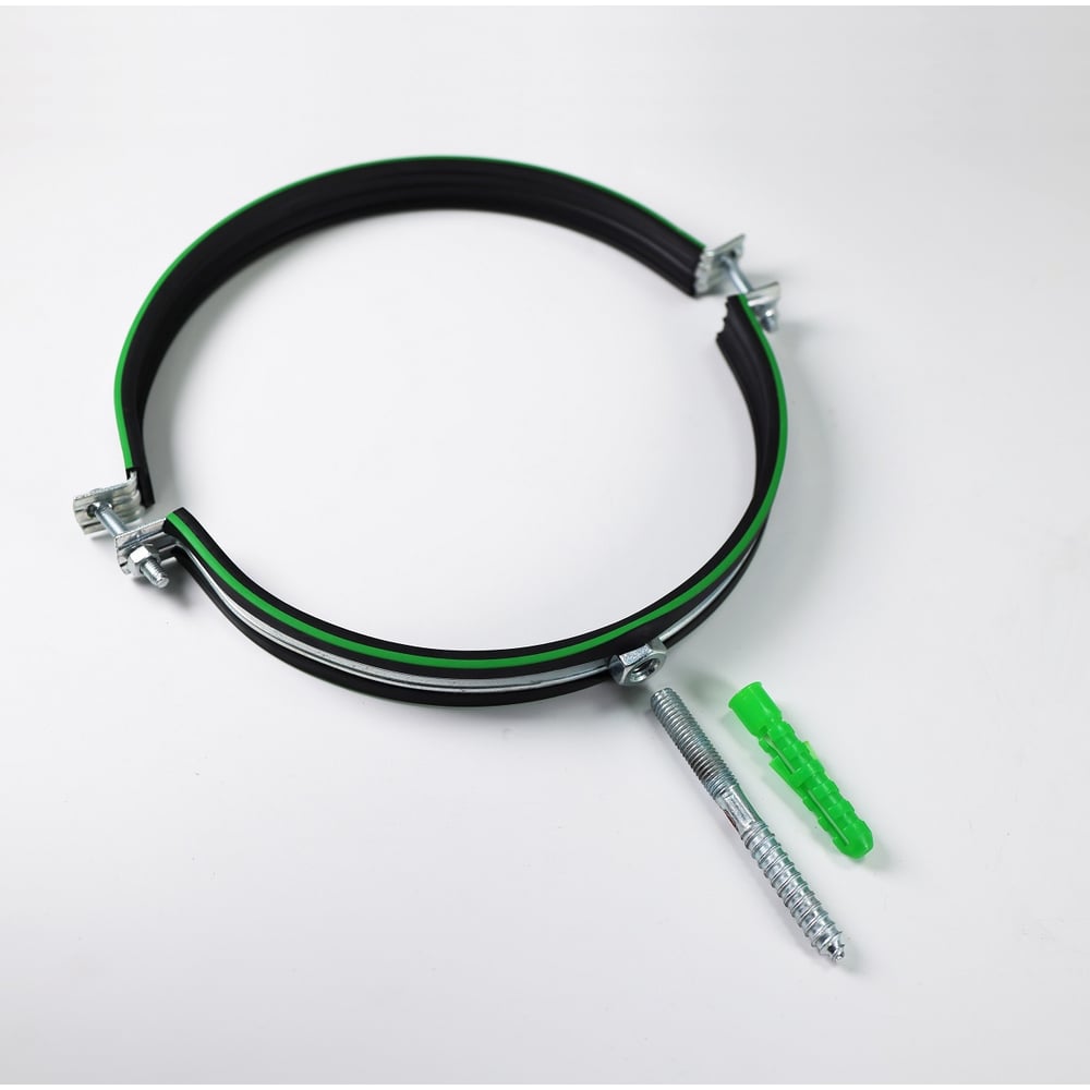 Хомут металлический с резинкой для труб Millennium 8" (207-219 мм), М10×100 УТ000043982