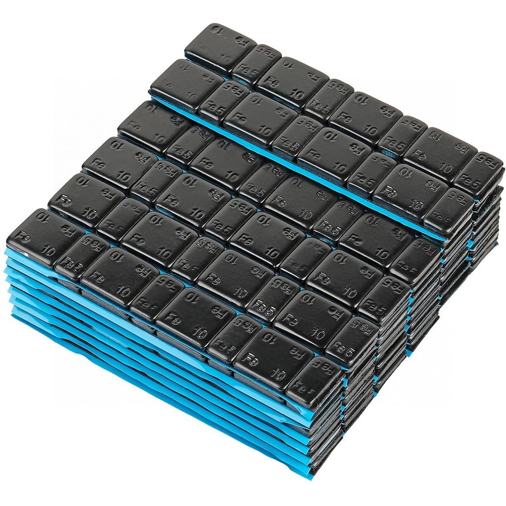 Грузики самоклеящиеся NORDBERG Fe, 4x5 г и 4x10 г, черные, 50 лент W510FR3B