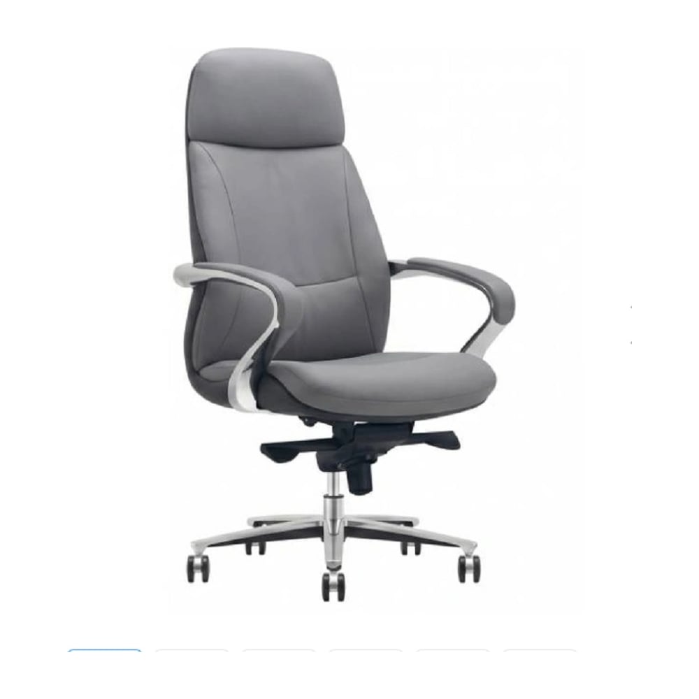 Кресло офисное KSG SPARX FH-5-2 Avento NL Alum Dark Grey, кожа, темно-серое KS-001621