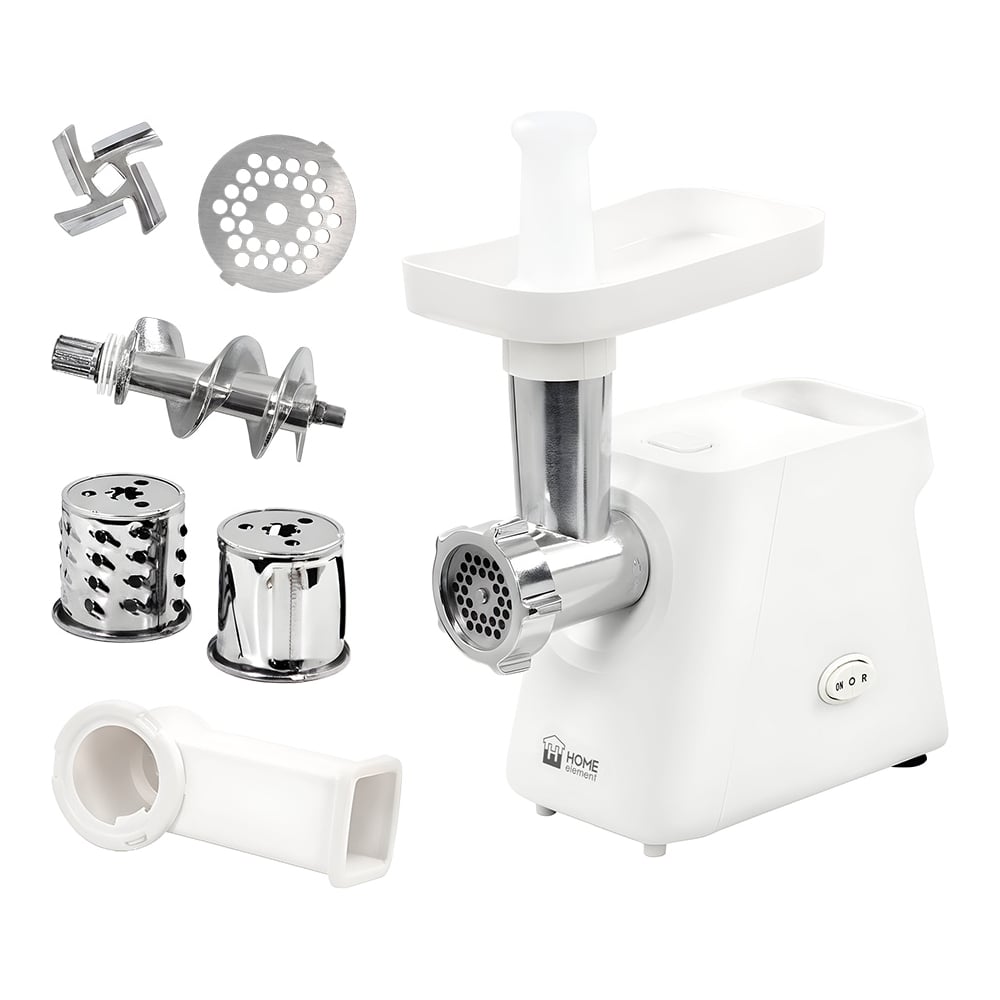 Изображение товара Мясорубка HOME ELEMENT HE-MG610A белый жемчуг 44906