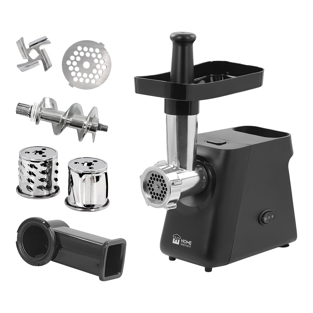 Изображение товара Мясорубка HOME ELEMENT HE-MG610A черный жемчуг 44907
