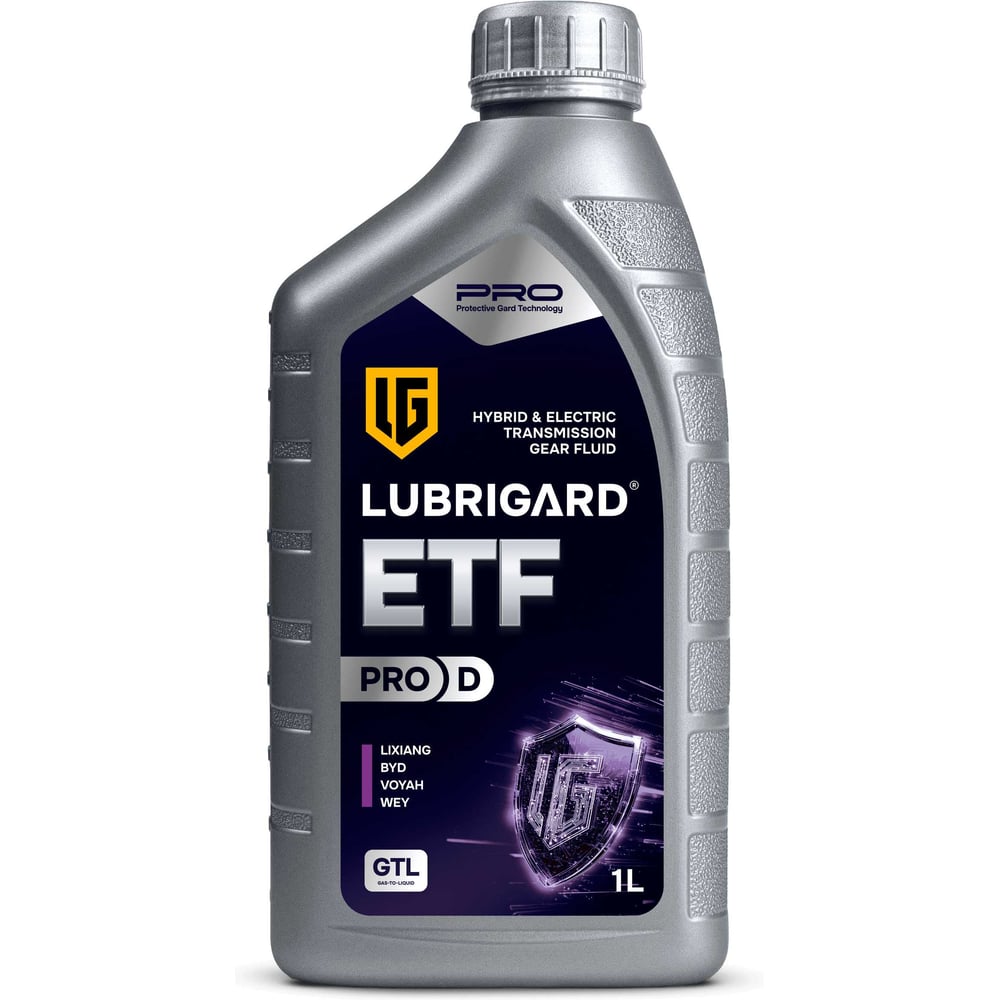Трансмиссионное масло для гибридных и электрических автомобилей LUBRIGARD ETF PRO D (12x1 л) LGPETFDLPCH12