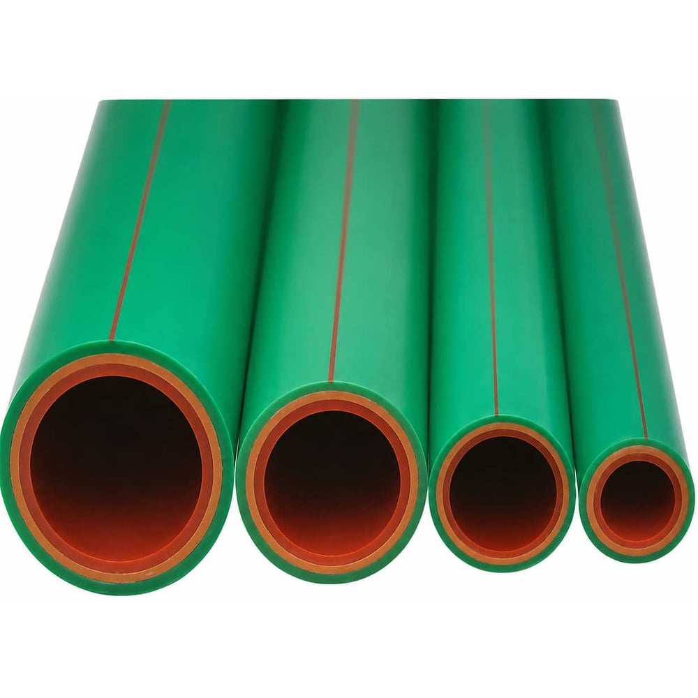 Труба Blue Ocean BlueOcean х5,5 ЗЕЛЕНАЯ (12/48) PPR-Fiber-G-HW(G)/S3.2/40