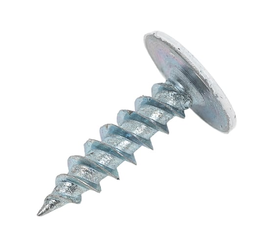 Изображение товара Саморез с пресс-шайбой КВАДРА крашеный, острый конец, 4.2x16, RAL 9003, кор. 100 шт. 900316107100