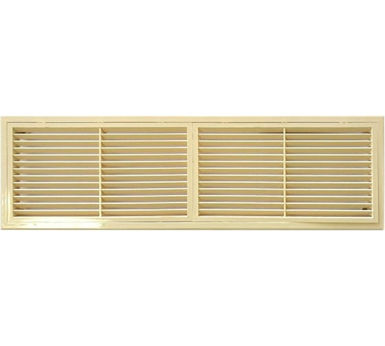 Изображение товара Решетка вентиляционная переточная бежевая 450x130 мм ВИЕНТО 4513ВРбеж