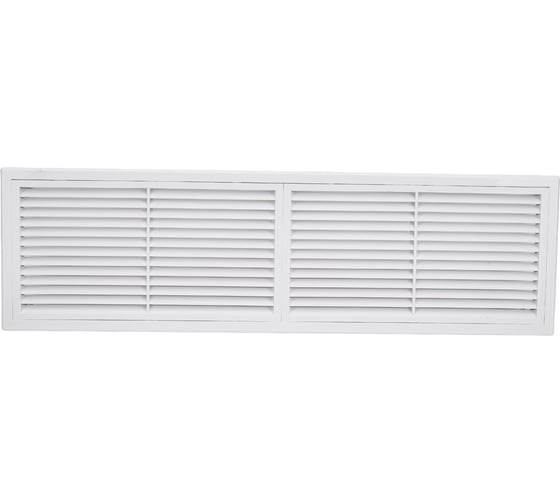 Изображение товара Решетка вентиляционная переточная (450x130 мм; белая) ВИЕНТО 4513ВР