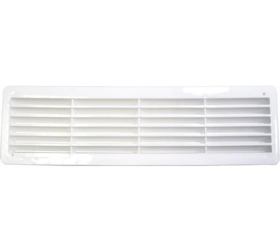 Изображение товара Решетка вентиляционная переточная РД (450x130 мм; белая) ВИЕНТО 4513РД