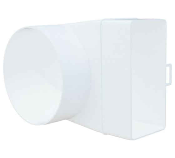 Изображение товара Соединитель прямоугольного воздуховода с круглым (55x110 мм; D100 мм; 90 градусов) ВИЕНТО В511СК10ФП