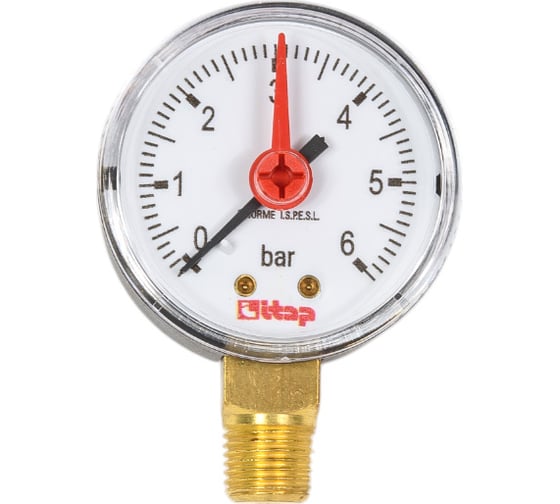 Изображение товара Манометр ITAP 0-6 бар 1/4 482R 482B014R