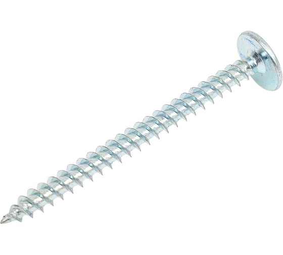 Изображение товара Саморез КВАДРА пресс-шайба, острый конец, 4.2x51, цинк, кор. 200 шт. 420511032000