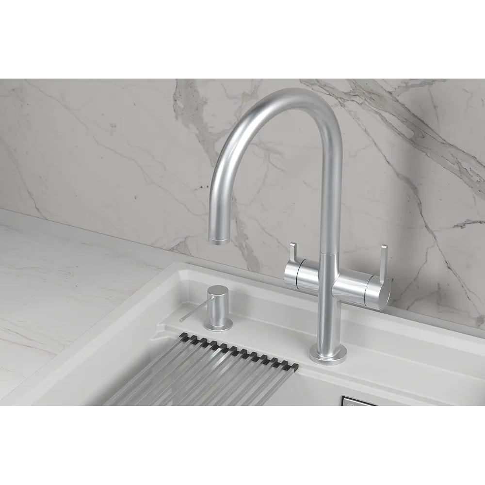 Изображение товара Смеситель кухонный GRANULA Kitchen Space 8274, НЕРЖ