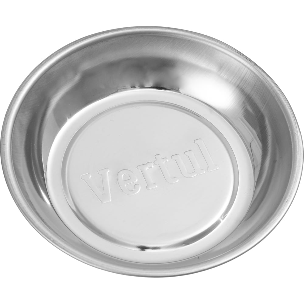 Тарелка магнитная VERTUL круглая из нержавеющей стали D108 мм VR50428
