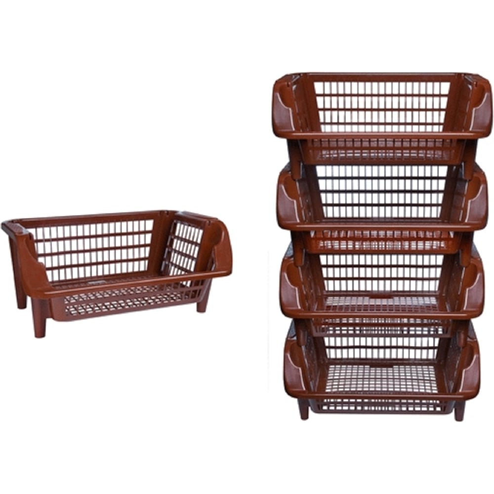 Изображение товара Универсальный ящик Elf Plast цвета в ассортименте ХК312 490х340х230 мм