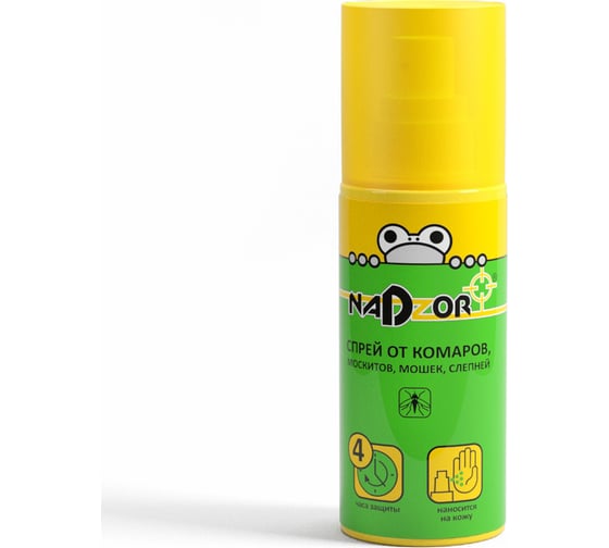 Изображение товара Спрей от комаров и мошек Nadzor 100мл, 127611