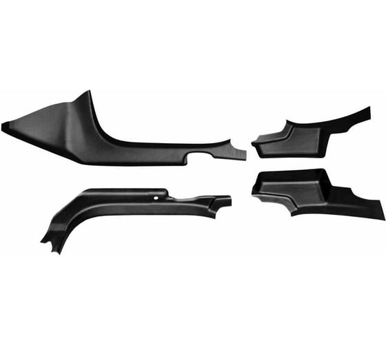 Изображение товара Накладки на ковролин PT Group для RENAULT Arkana 2019- ABS, 4 шт. 07062201 RAR111702