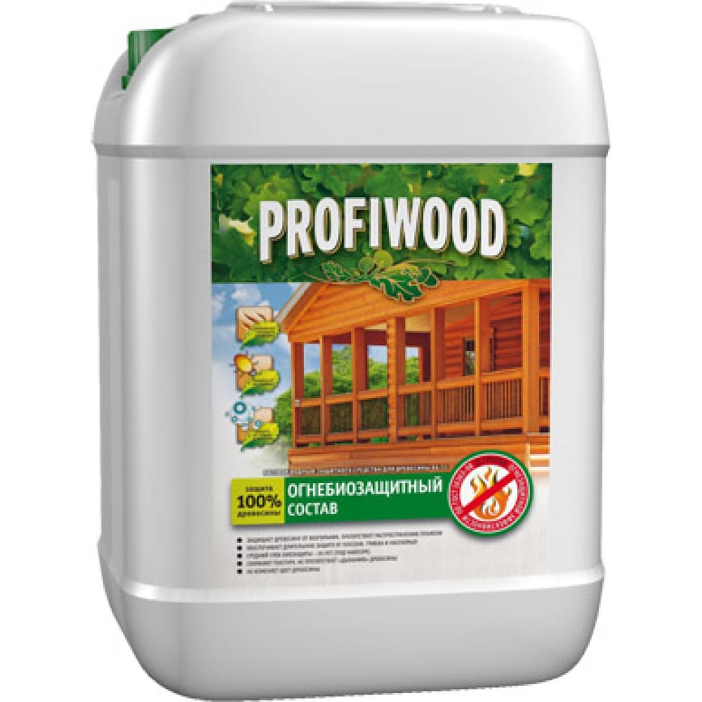 Водный раствор защитного средства для древесины Profiwood бетономешалка сбр 132а 3 220в 95443 раствор 64 л вес 49 кг