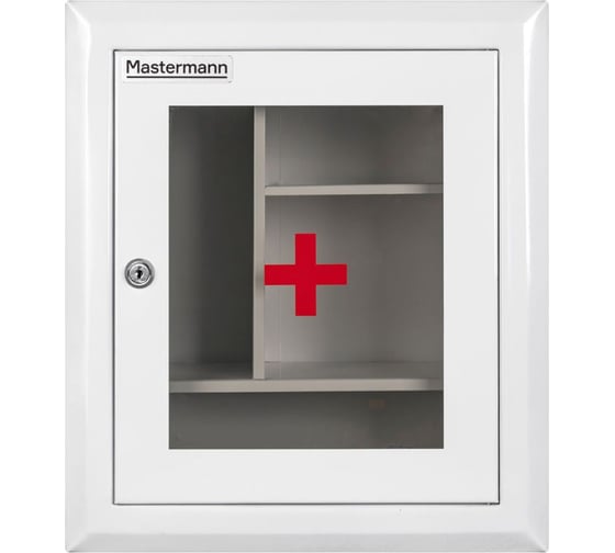 Изображение товара Аптечный навесной шкаф MASTERMANN -3С 350х400х140 мм IP 31 00-01025489