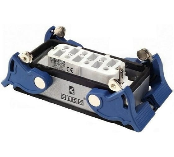 Изображение товара Розетка Emas, 4-фиксатора, для панели, 6 полюсов, 35А, 400В EBM606PM44