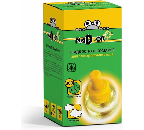 Изображение товара Жидкость от комаров Nadzor без запаха, 30 мл 118216