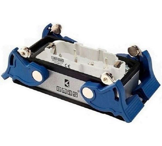 Изображение товара Вилка Emas низкая, 2-фиксатора, для панели, 6 полюсов, 35А, 400В. EBM606FM44