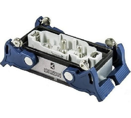 Изображение товара Вилка Emas низкая, 4-фиксатора, для панели, 6 полюсов, 4*80А+2*16A, EBM806FM44