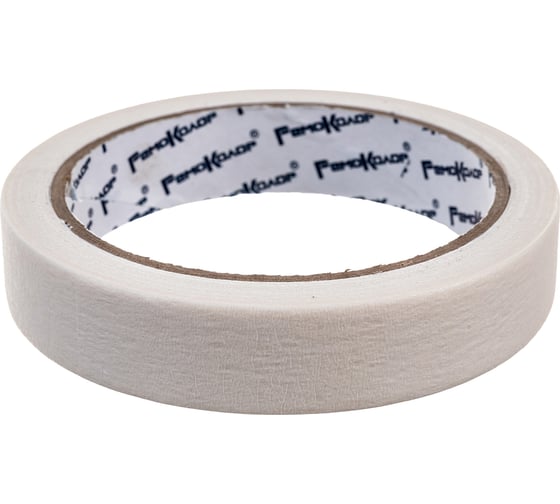 Изображение товара Малярная клейкая лента РемоКолор на бумажной основе, клей - синтетический каучук, 19 мм х 23 м 49-2-195