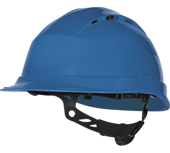 Изображение товара Защитная каска из полипропилена с вентиляцией Delta Plus QUARTZ UP IV синяя QUARUP4BL