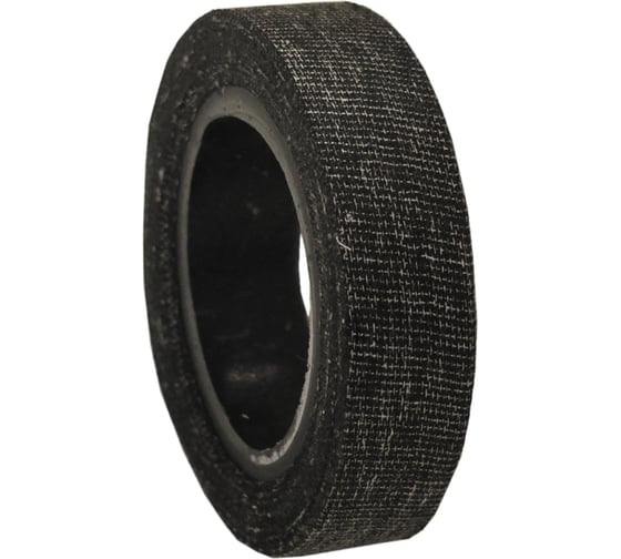 Изображение товара Изоляционная клейкая лента РемоКолор прорезиненная, х/б, черная, 18 мм х 6,5 м, 350 мкм, 80 г 49-5-101