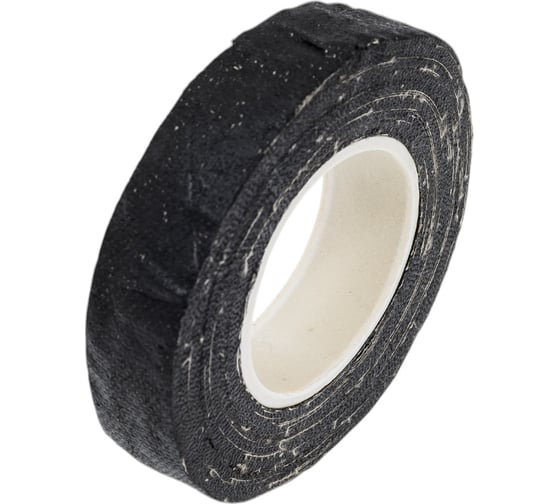 Изображение товара Изоляционная клейкая лента РемоКолор прорезиненная, х/б, черная, 18 мм х 10 м, 350 мкм, 100 г 49-5-102