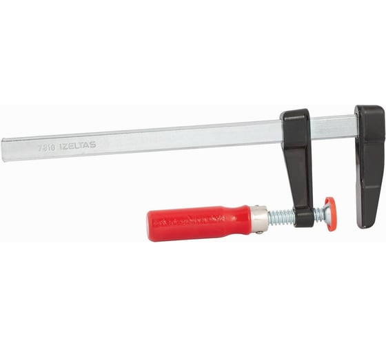 Изображение товара Короткая F-образная струбцина IZELTAS 250 мм 7310302505