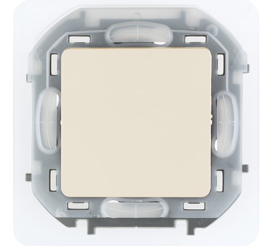 Изображение товара Переключатель Legrand одноклавишный IP44 Legrand Inspiria 10А 250В безвинтовые зажимы слоновая кость 673671