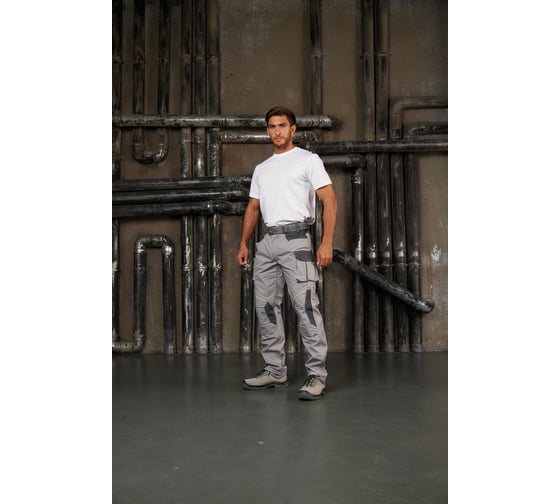 Изображение товара Рабочие брюки Delta Plus Mach2 Corporate р. XL, светло-серый/темно-серый MCPA2GRXG