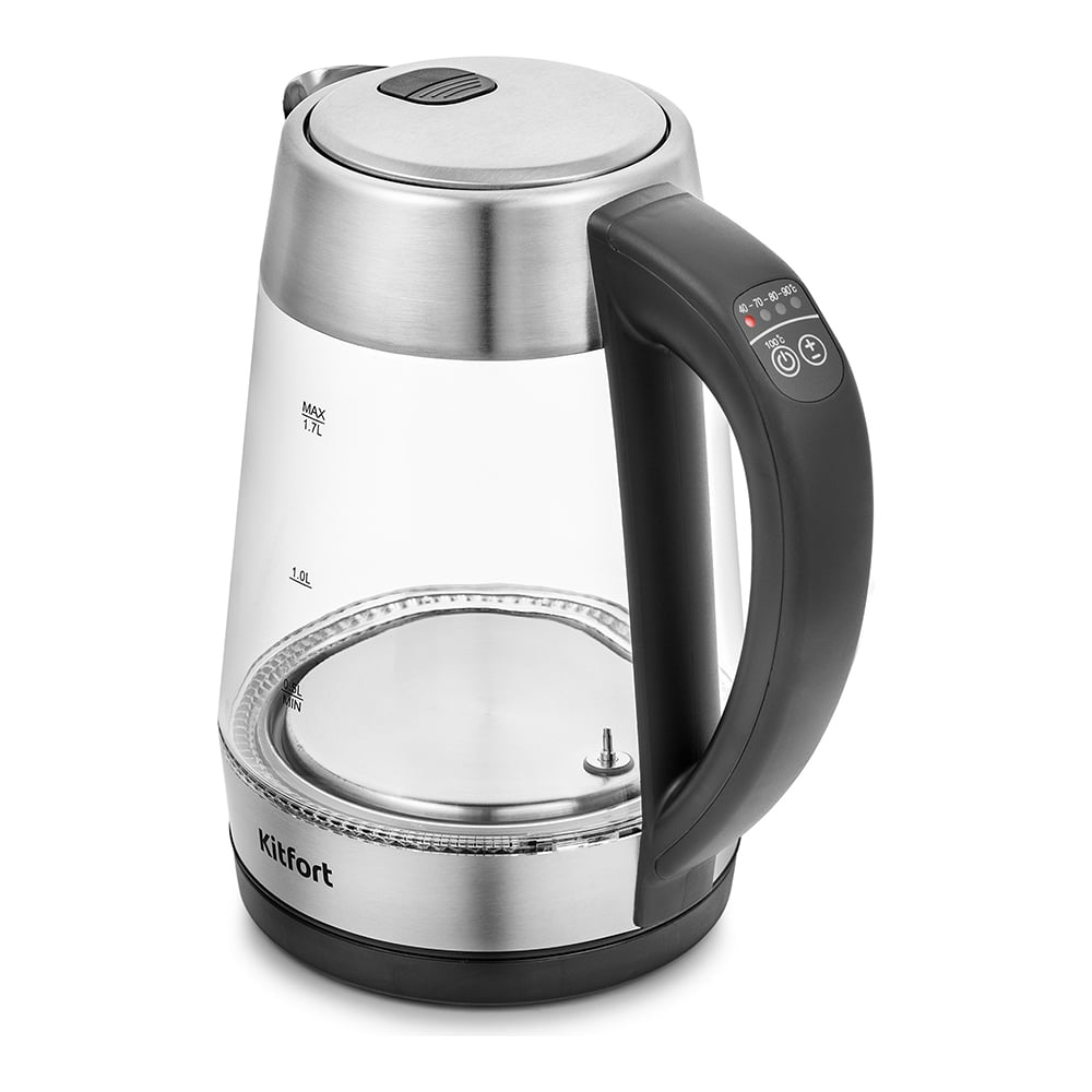 Изображение товара Чайник KITFORT КТ-6107 с регулировкой температуры и подсветкой воды