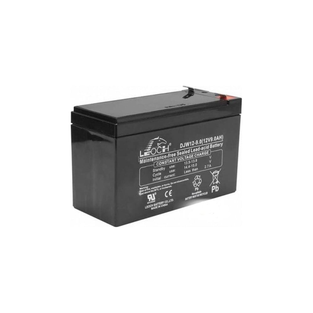 Изображение товара Аккумулятор для ИБП Leoch DJW12-9.0 12В 9Ач AGM F2 клеммы надежный