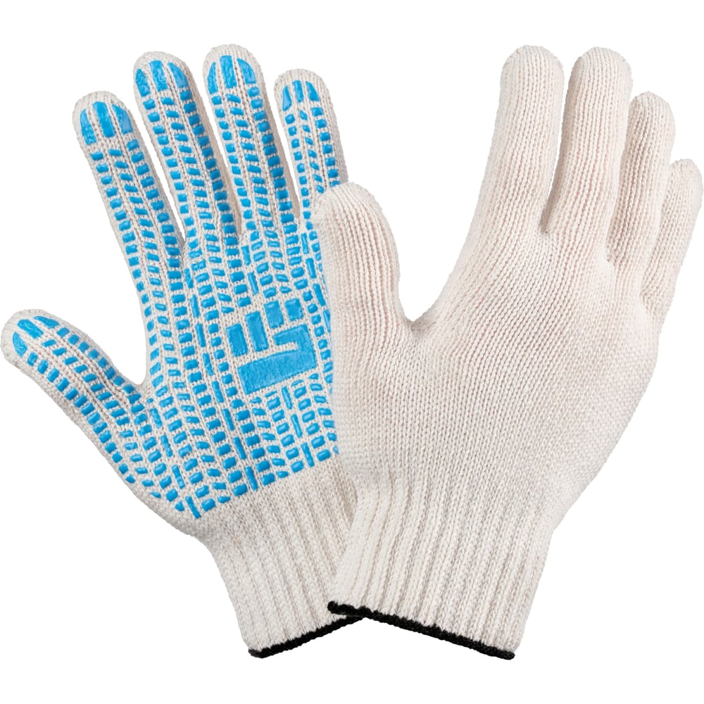 Плотные хлопчатобумажные перчатки Фабрика перчаток папка на резинке а65 12 отделений узоры синяя