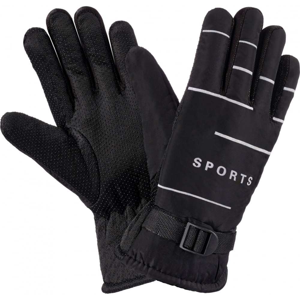 Балоневые удлиненные перчатки Фабрика перчаток, размер 9, цвет черный