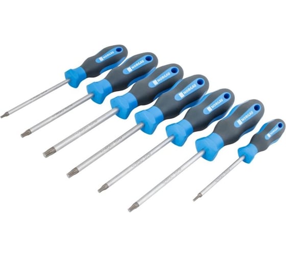 Изображение товара Набор отверток NORGAU TORX тип NBS164-007 7 предметов 061223207