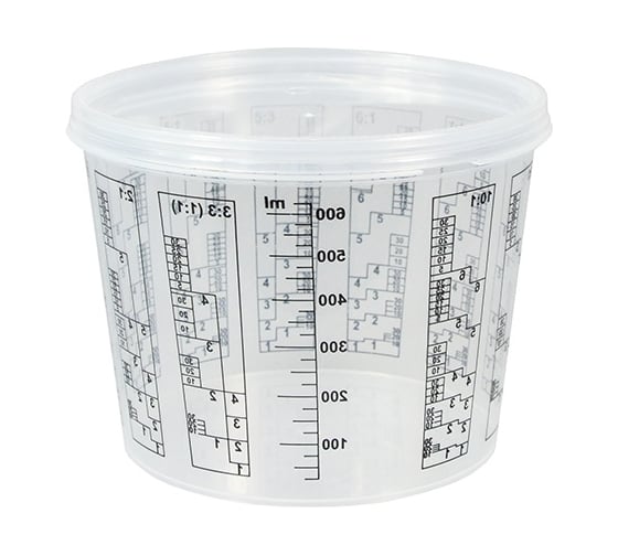 Изображение товара Пластиковая емкость для смешивания красок WOLF 0,750 л 200 шт. 1.4021.0750