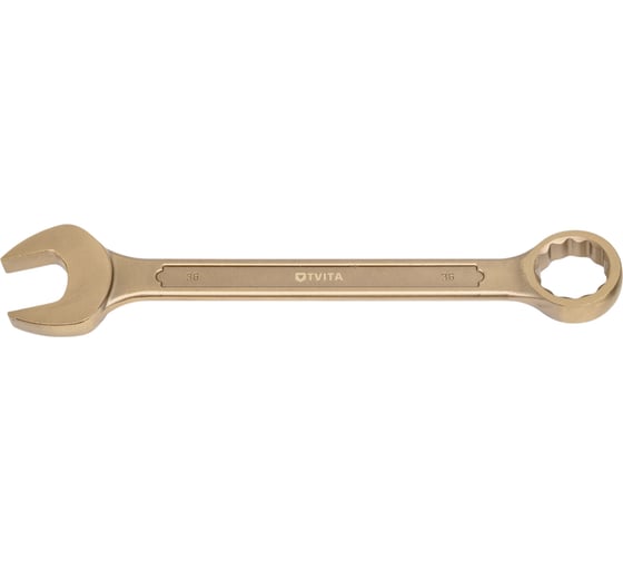 Изображение товара Ключ TVITA гаечный комбинированный искробезопасный мод. 135 36x36 мм AlCu TT1135-36A