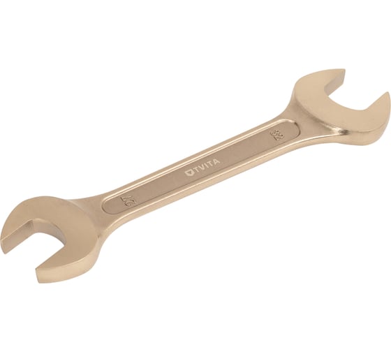 Изображение товара Ключ TVITA гаечный рожковый двусторонний искробезопасный мод. 146 27x32 мм AlCu TT1146-2732A