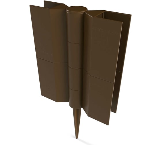 Изображение товара Стыковочный элемент Еврогрядка 150x30 мм, коричневый EGST150-k