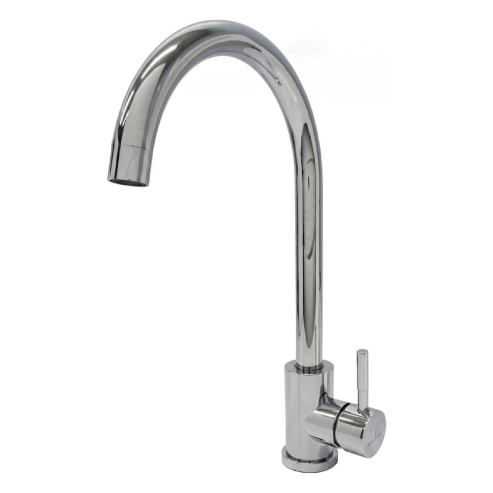 Смеситель для кухни MIXLINE 35k МЛНС-0303Х трубчатый излив, п/гайку ХРОМ 558779