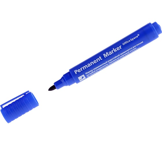 Изображение товара Перманентный маркер OfficeSpace 8004 синий, пулевидный, 2мм PM_270