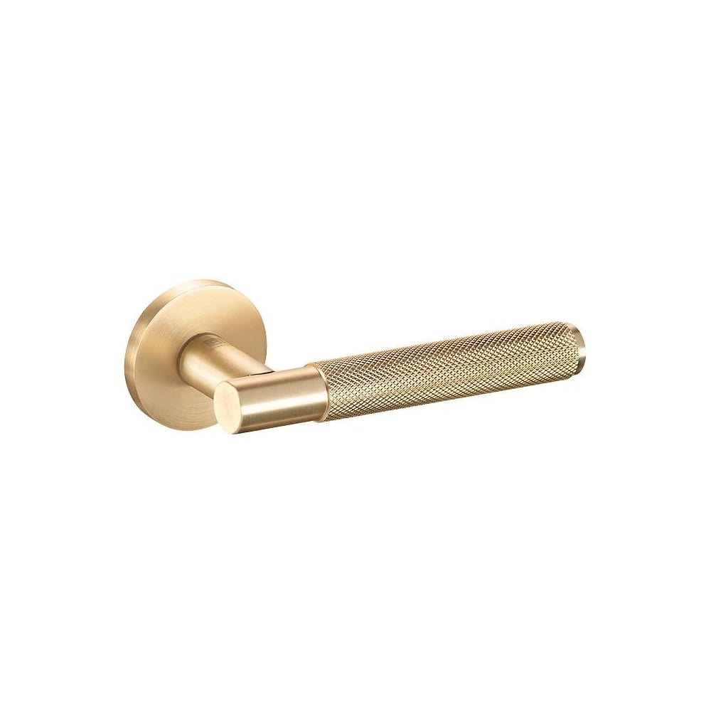 Ручка дверная BUSSARE ORLA A-32-50 W.GOLD (Валлийское золото) тонкая розетка 940002024278