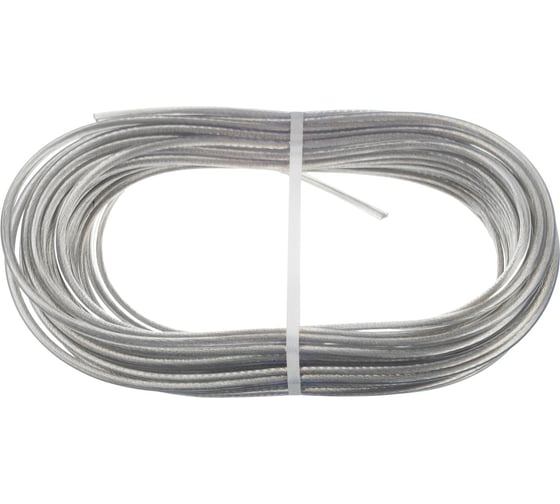 Изображение товара Металлополимерный трос РемоКолор ПР-3.0 прозрачный, 20 м.п. 51-9-011