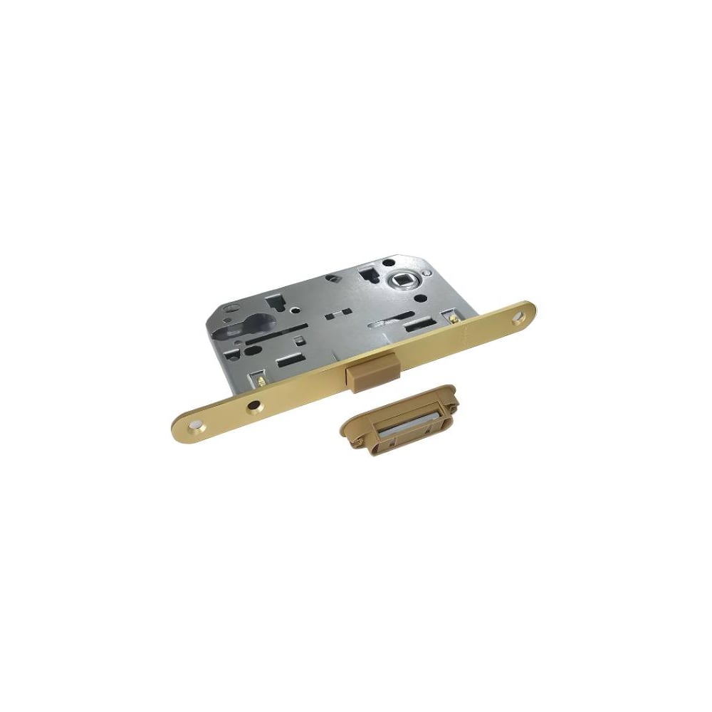 Защелка BUSSARE L5085 KEY MAG W.GOLD (Вал. золото) врезная магнитная под ключевой цилиндр 940002025026