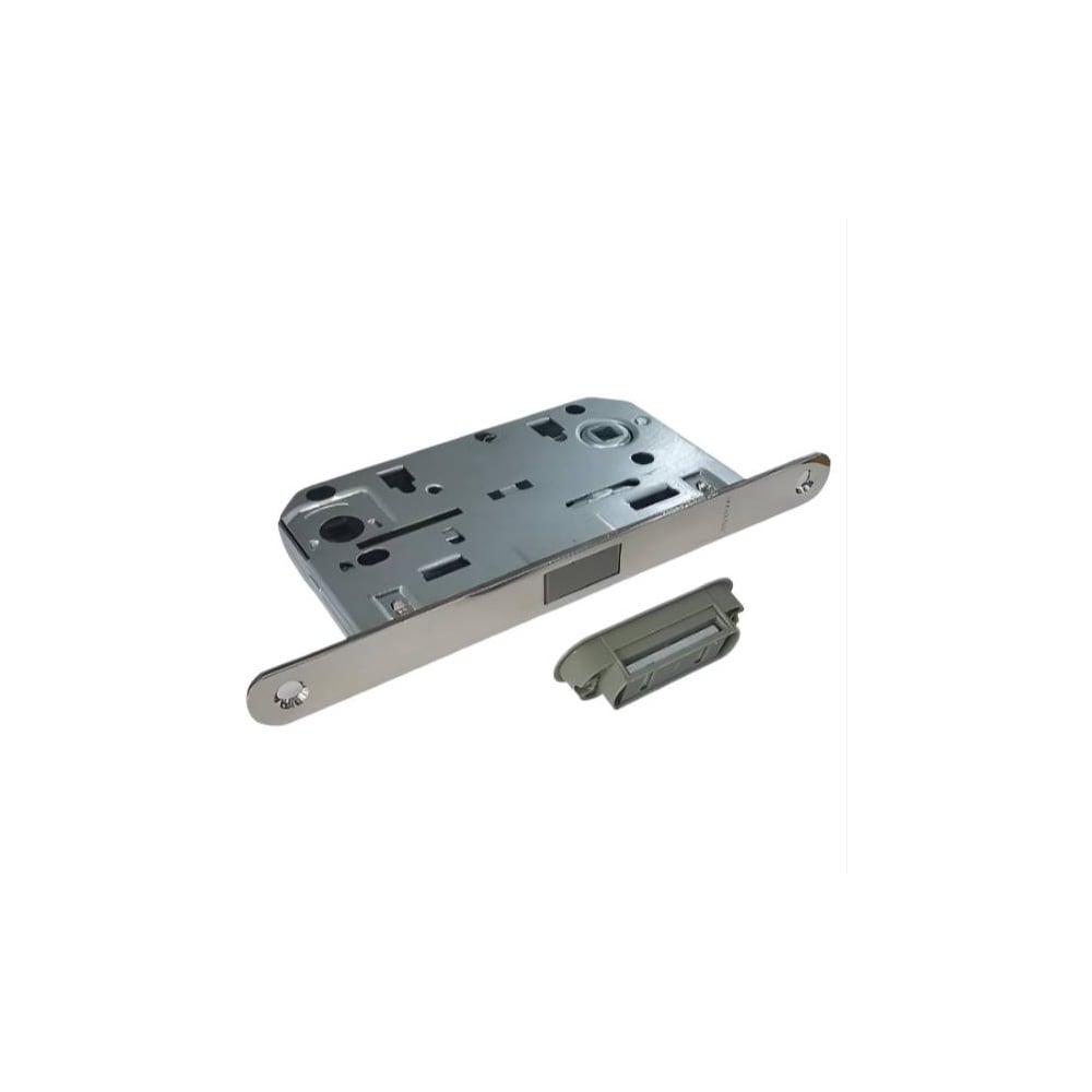 Защелка BUSSARE L5096 WC MAG S.CHROME (Хром матовый) врезная магнитная межкомнатная 940002025021