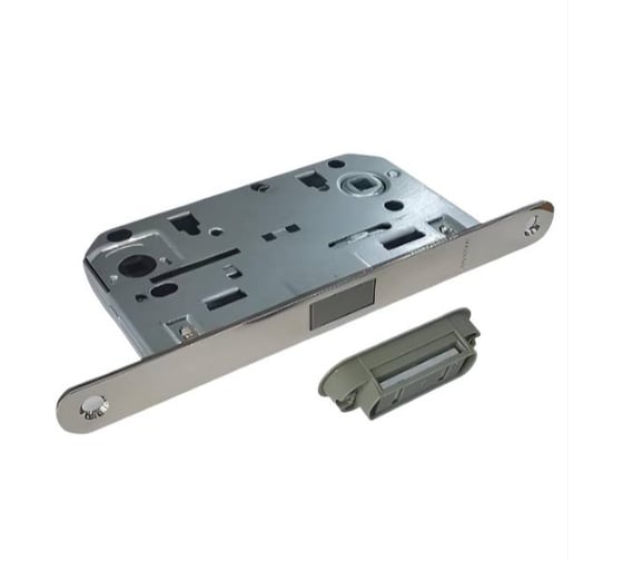 Изображение товара Защелка BUSSARE L5096 WC MAG S.CHROME (Хром матовый) врезная магнитная межкомнатная 940002025021